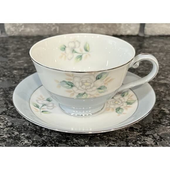 4 Vintage Sheraton Cup & Saucer Sets Harmony House Fine China Sears #3250 - Picture 3 of 10
